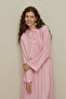 Eyelet Modal Skirt Suit Pink - 4