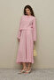 Eyelet Modal Skirt Suit Pink - 8