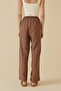 Modal Trousers Brown - 2