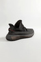 Knitwear Black Sports Shoes - 2