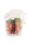 Set of 2 Solid Brass Vegetable Fruit Strainer - Storage Container - 6