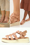 Women's Summer Buckle Sandals Thick and Flat Sole Daily Beach Office Comfortable Stylish Different Color and Model - 4