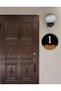 Site -Apartment Hotel Office Door Number -Round Black Composite - Wooden Apartment Door No: 1 One - 3