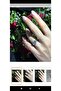 Set of 4 Steel Rings Heart Bee - 5