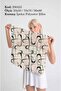 Abstract Modern Brush Patterned Scarf |   Beige Floor |   50X50 - 70X70 - 90X90Cm |   Silky Polyester Chiffon