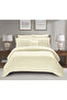 6-Piece Hotel Striped Duvet Cover Set, King Size 220x240 cm, Microfiber, Without Filler