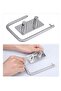 Toilet Paper Roll Holder Adhesive Double Rod Stainless Steel Chrome Color - 6