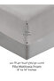 Fitted Sheet Set – 200x200 cm King Size, 1 Sheet + 2 Pillowcases, 35 cm Deep Pocket - 4