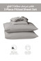 Fitted Sheet Set – 200x200 cm King Size, 1 Sheet + 2 Pillowcases, 35 cm Deep Pocket - 3
