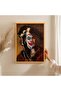 Wooden Frame Painting Framed Poster Art Wall Decor Tk/1485