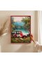 Wooden Frame Painting Framed Poster Art Wall Decor Tk/1486