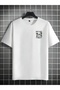 West Coast California Printed Oversize Circle Neck T-Shirt - 2