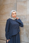 Women's Skirt Suit Navy Blue - 6