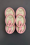 Mother's Lap Patterned Welcome Wooden Baby Magnet Pink - 20 Pieces - 2