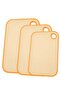 3-Piece Double Sided Cutting Board Set, BPA Free Separate Raw & Cooked, 3 Sizes