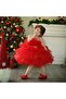 Pellin Tulle Red Short Dress