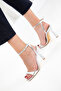 Silver Women's Classic Heeled Shoes 20785