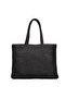 Black Women's Straw Shoulder Bag 05Po25Y3523 - 7