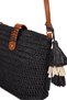 Black Women's Crossbody Straw Shoulder Bag 05Po25Y3520 - 4