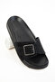 Black Matte Women's Slippers 20796 - 5