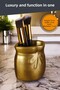 Makeup Organizer, Makeup Brush Holder, Makeup Brush Holder, Gold Antique Finish, Model 8 - 2