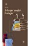 Metal 5-Tier Hanger Wardrobe – Organizer for Pants, Shawls and Shirts |   Small Space