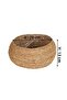 Natural Weave Flower Pot, Waterproof Inner Coating, Home/Office Decoration Basket - 5