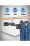 38 Cm Meat Series Black Latched Trouser Skirt Shorts Clothing Hanger 20 Pieces - 7