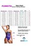 Funkita BG Texta Mess ملابس السباحة النسائية للتدريب، شريط أمامي متقاطع من الخلف - 4