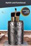Makeup Organizer, Makeup Brush Holder, Makeup Brush Holder, Antique Silver Finish, Model 12 - 3