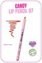 Lip Candy Lip Pencil Lip Pencil 07 Cherry Popsicle - Red
