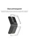 Crystal Slim Fit Case V2  Galaxy Z Flip 6 Basic Logo - Transparent - 4