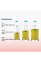 Cruise Suitcase Set 3 pc, Yellow - 4