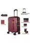 Canyon Luggage Trolley Carry-On Small Burgundy - 2