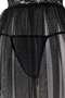 Black Capless Lace Tulle/Mesh Suspender Panty Babydoll/Fantasy Nightgown Thmaw26Cy00001 - 6