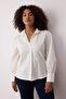 White Balloon Sleeve Cotton Regular Regular Fit Woven Shirt Tbbaw26Ax00009 - 2