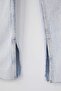Açık Mavi Yüksek Bel Yırtmaç Detaylı Flare Fit Büyük Beden Jeans TBBAW26CJ00000 - 6