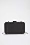 Siyah Simli Abiye Kadın Şık Mini Boy Clutch El Çantası TAKSS25OC00065 - 5