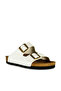 Women Men Unisex Daily Garden Pool Beach Slippers White - 4