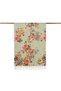 Patterned Silk Shawl - Peony Garden - Mint Green - 3