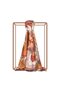 Patterned Silk Shawl - Nihavent Patterned - Brown