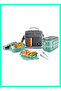 YAH Premium Stainless Steel Bento Lunch Box Leakproof with Cutlery & Thermal Bag 2Layer 1.65 L