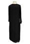 Black Alya Plus Size Stylish Stone-Embellished Mother Evening Dress - 4