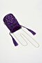 Hollywood Hand Embellished Bucket Bag in Purple - 2