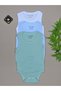 100% Cotton 3-Piece Baby Snapback Undershirt Body Air Conditioned Fabric - 4