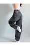 Belt Buckled Baggy Jeans - 4