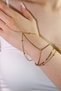 Steel Ball Chain Detailed Gold Color Şahmeran