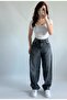 Belt Buckled Baggy Jeans - 6