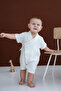 2 Layers Muslin Baby Kids Kimono Romper - Short Jumpsuit |   Line Series - 3