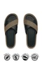 Daily Women's Black Straw Cross Band Soft Stitched Sole Lightweight Summer Comfortable Slippers 065 - 6